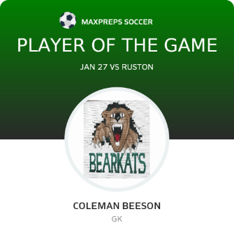 Coleman Beeson Player of the Game badge