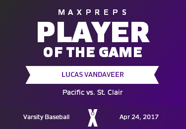 #21 Lucas Vandaveer Player of the Game badge