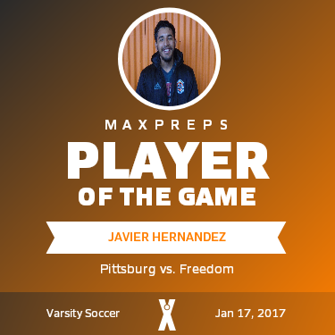 #1 Javier Hernandez Player of the Game badge