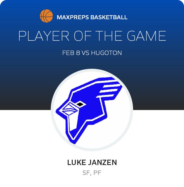 #4 Luke Janzen Player of the Game badge