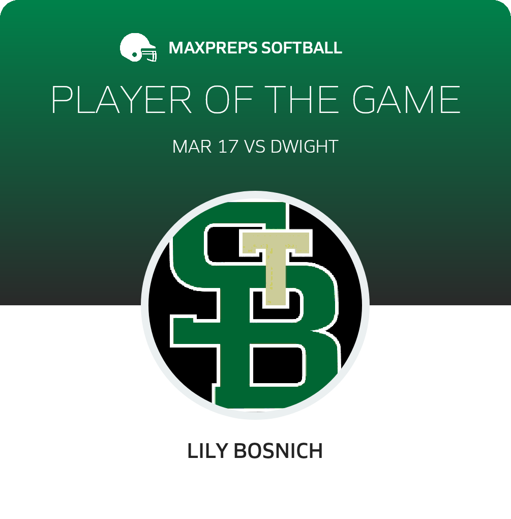 #8 Lily Bosnich Player of the Game badge