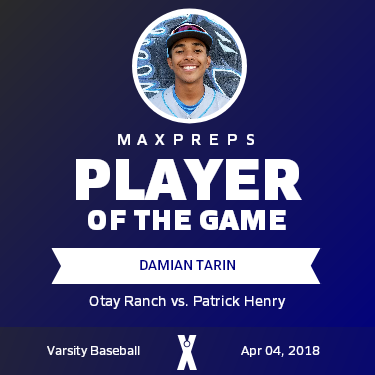 #17 Damian Tarin Player of the Game badge