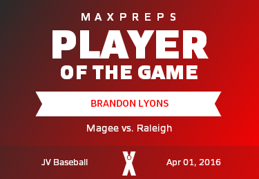#14 Brandon Lyons Player of the Game badge