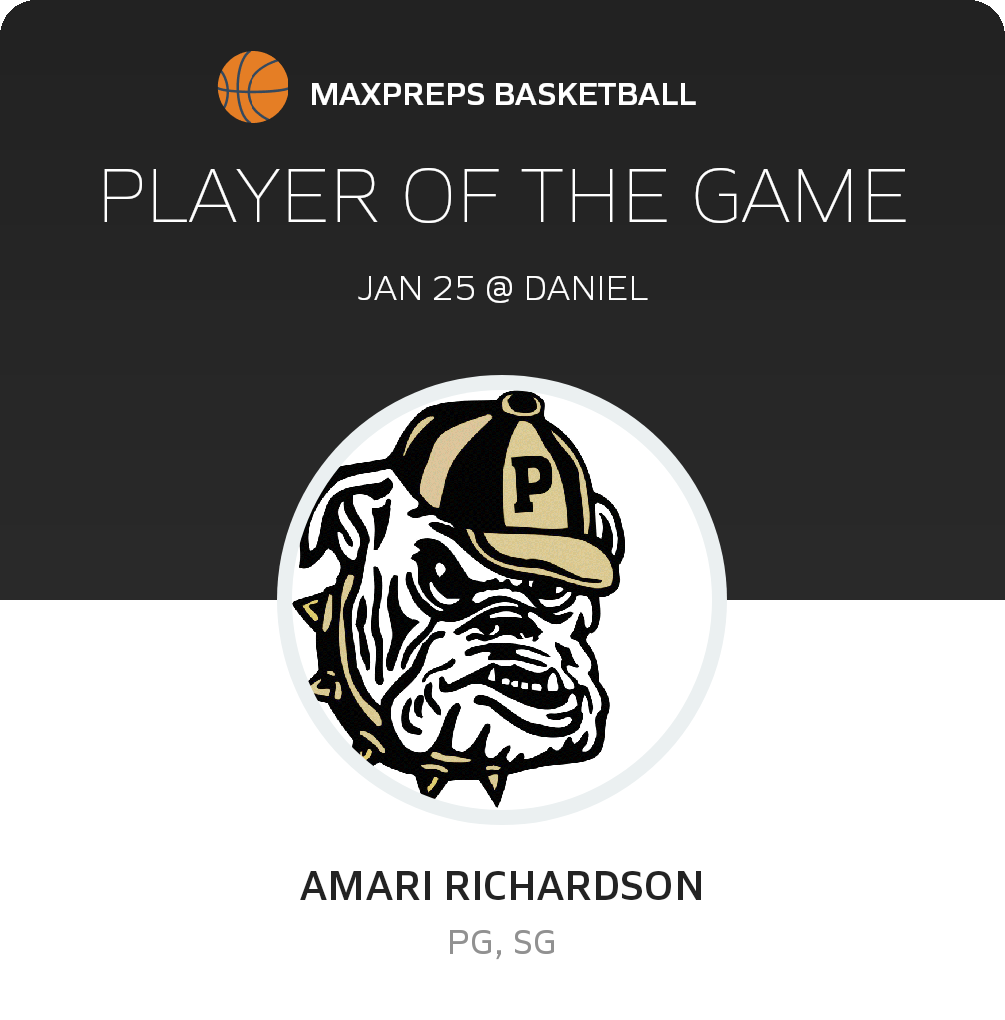 #3 Amari Richardson Player of the Game badge