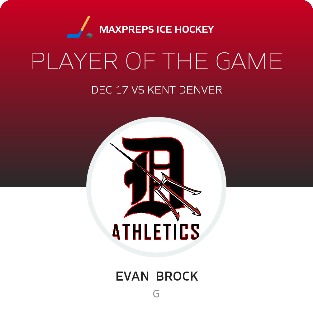 #34 Evan  Brock Player of the Game badge