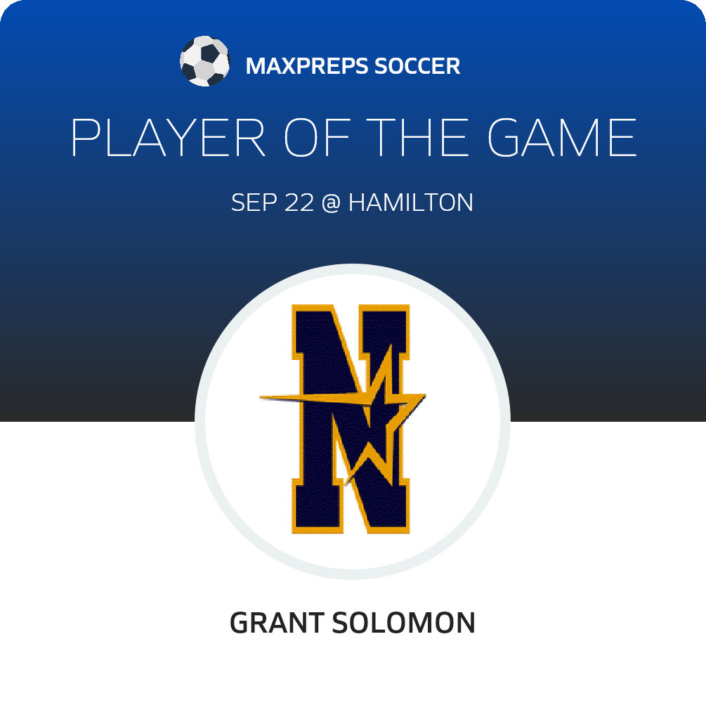 #24 Grant Solomon Player of the Game badge