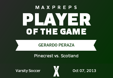 #10 Gerardo Peraza Player of the Game badge