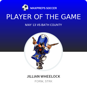 #1 Jillian Wheelock Player of the Game badge