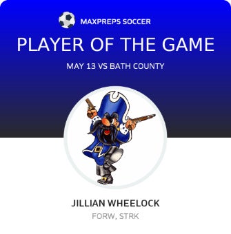 #1 Jillian Wheelock Player of the Game badge