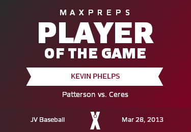 Kevin Phelps Player of the Game badge