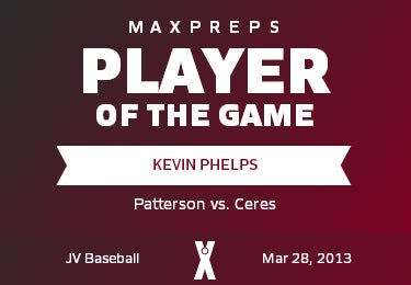 Kevin Phelps Player of the Game badge