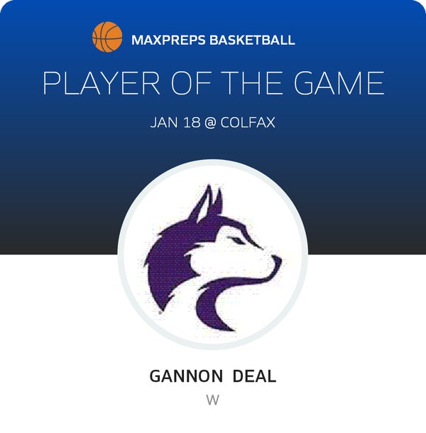 #24 Gannon Deal Player of the Game badge