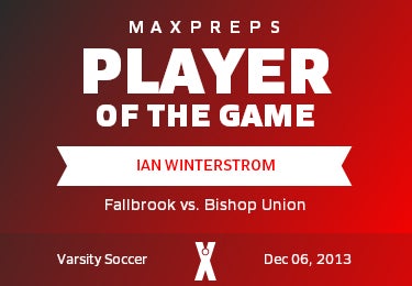#7 Ian Winterstrom Player of the Game badge