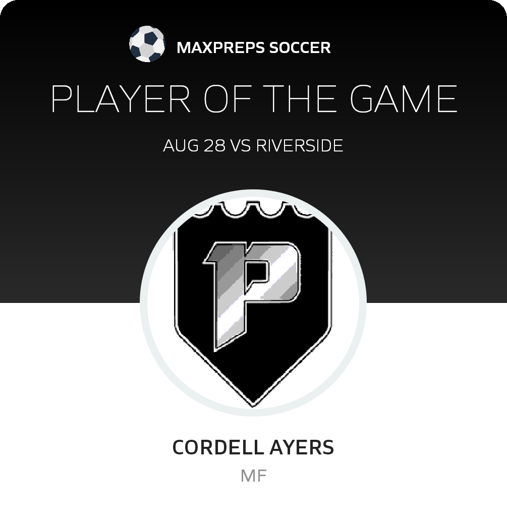 #5 Cordell Ayers Player of the Game badge