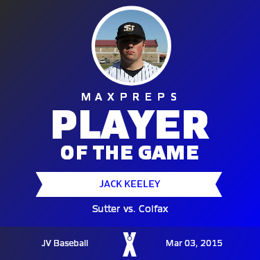 #25 Jack Keeley Player of the Game badge
