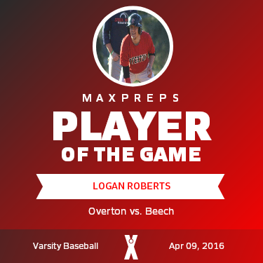 #18 Logan Roberts Player of the Game badge