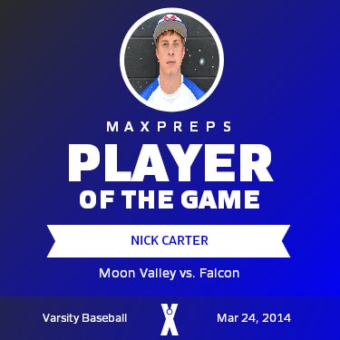 #5 Nick Carter Player of the Game badge