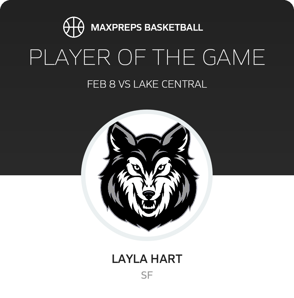 #13 Layla Hart Player of the Game badge