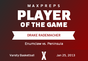 #22 Drake Rademacher Player of the Game badge