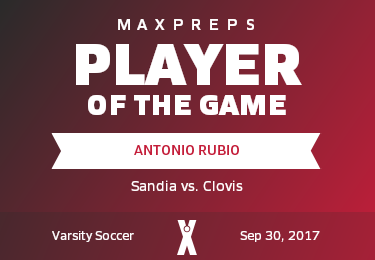 #6 Antonio Rubio Player of the Game badge