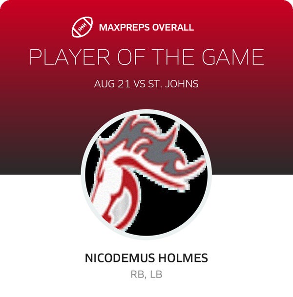 #31 Nicodemus Holmes Player of the Game badge