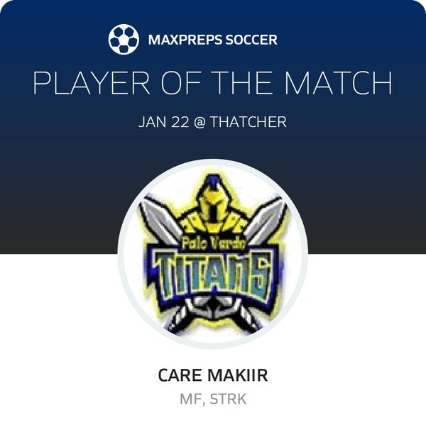 #20 Care Makiir Player of the Game badge