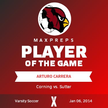 #10 Arturo Carrera Player of the Game badge