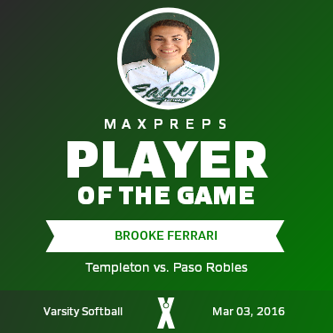 #33 Brooke Ferrari Player of the Game badge