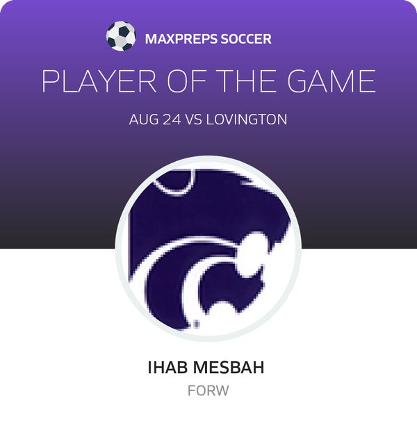 #7 Ihab Mesbah Player of the Game badge