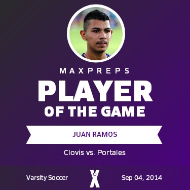 #10 Juan Ramos Player of the Game badge
