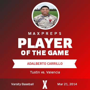#17 Adalberto Carrillo Player of the Game badge