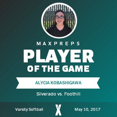 #9 Alycia Kobashigawa Player of the Game badge