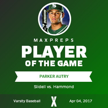 #7 Parker Autry Player of the Game badge