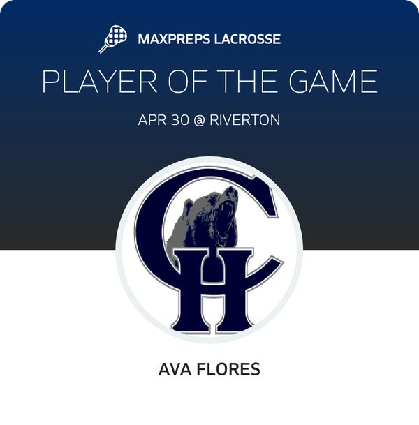 #36 Ava Flores Player of the Game badge