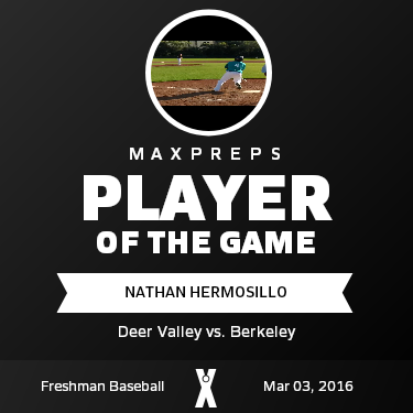 #4 Nathan Hermosillo Player of the Game badge