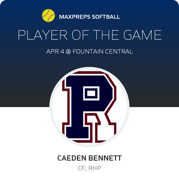 #10 Caeden Bennett Player of the Game badge