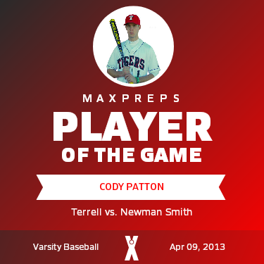 #10 Cody Patton Player of the Game badge