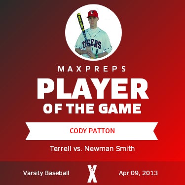 #10 Cody Patton Player of the Game badge