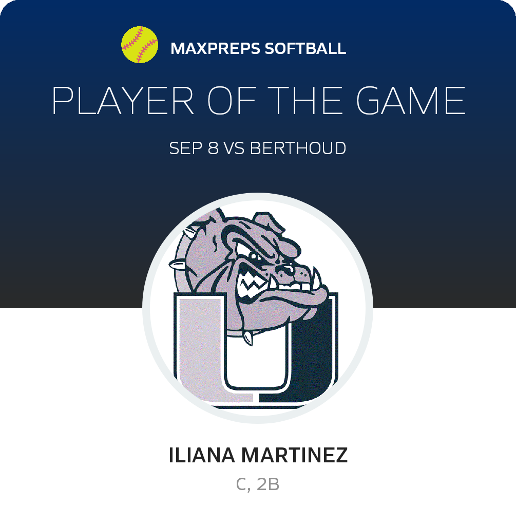 #35 Iliana Martinez Player of the Game badge