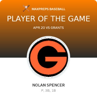 #37 Nolan Spencer Player of the Game badge