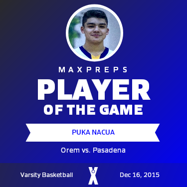 #12 Puka Nacua Player of the Game badge