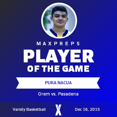 #12 Puka Nacua Player of the Game badge