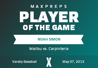 #3 Noah Simon Player of the Game badge