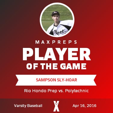 #4 Sampson Sly-hoar Player of the Game badge