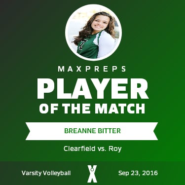 #7 Breanne Bitter Player of the Game badge