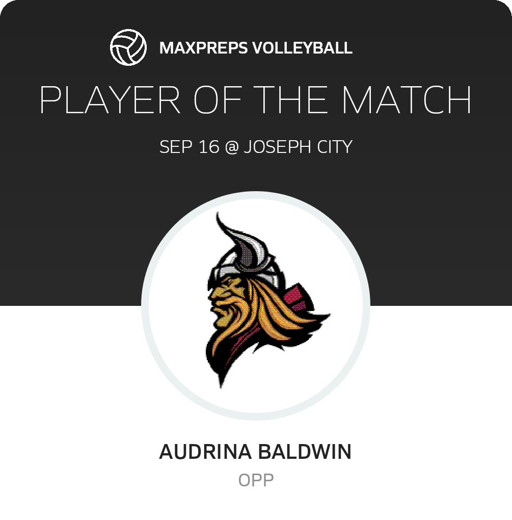 #7 Audrina Baldwin Player of the Game badge