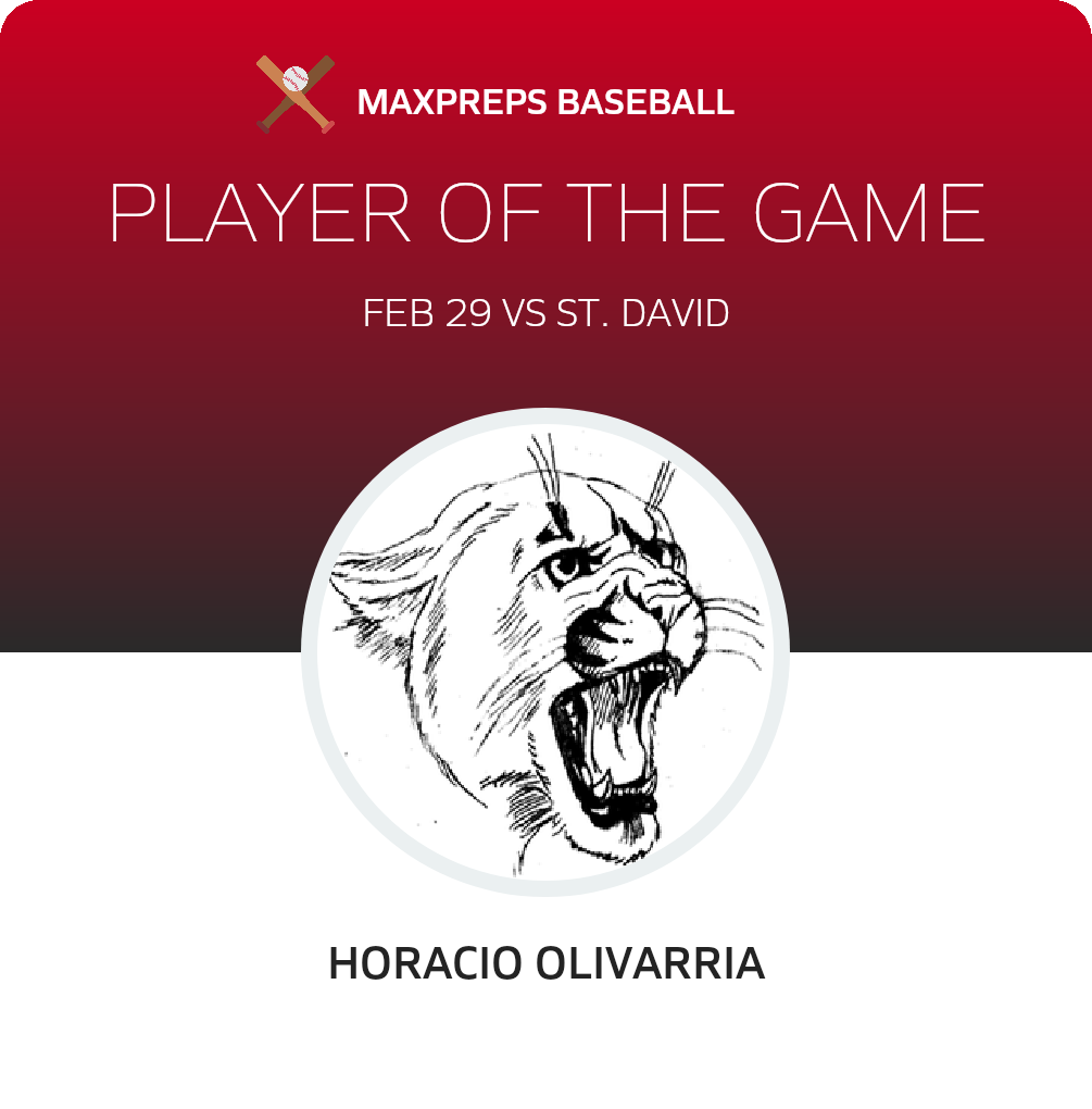 #7 Horacio Olivarria Player of the Game badge