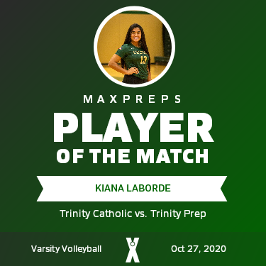 #13 Kiana Laborde Player of the Game badge