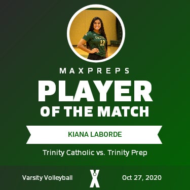 #13 Kiana Laborde Player of the Game badge