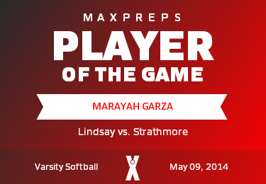 #13 Marayah Garza Player of the Game badge